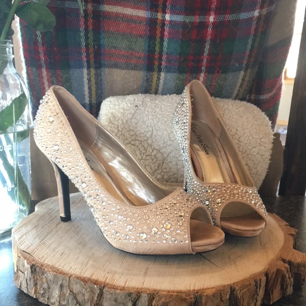 Sparkly high heels